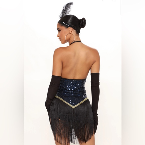Halloween- Flapper Costume (3 piece) NWT - Picture 3 of 7
